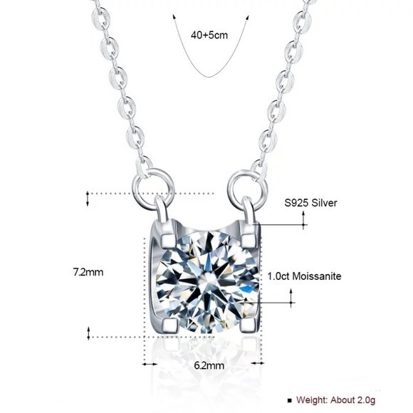 1ct. t.w. Brilliant Cut Diamond Necklace - Picture 5 of 14